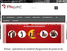 Tablet Screenshot of palvac.com